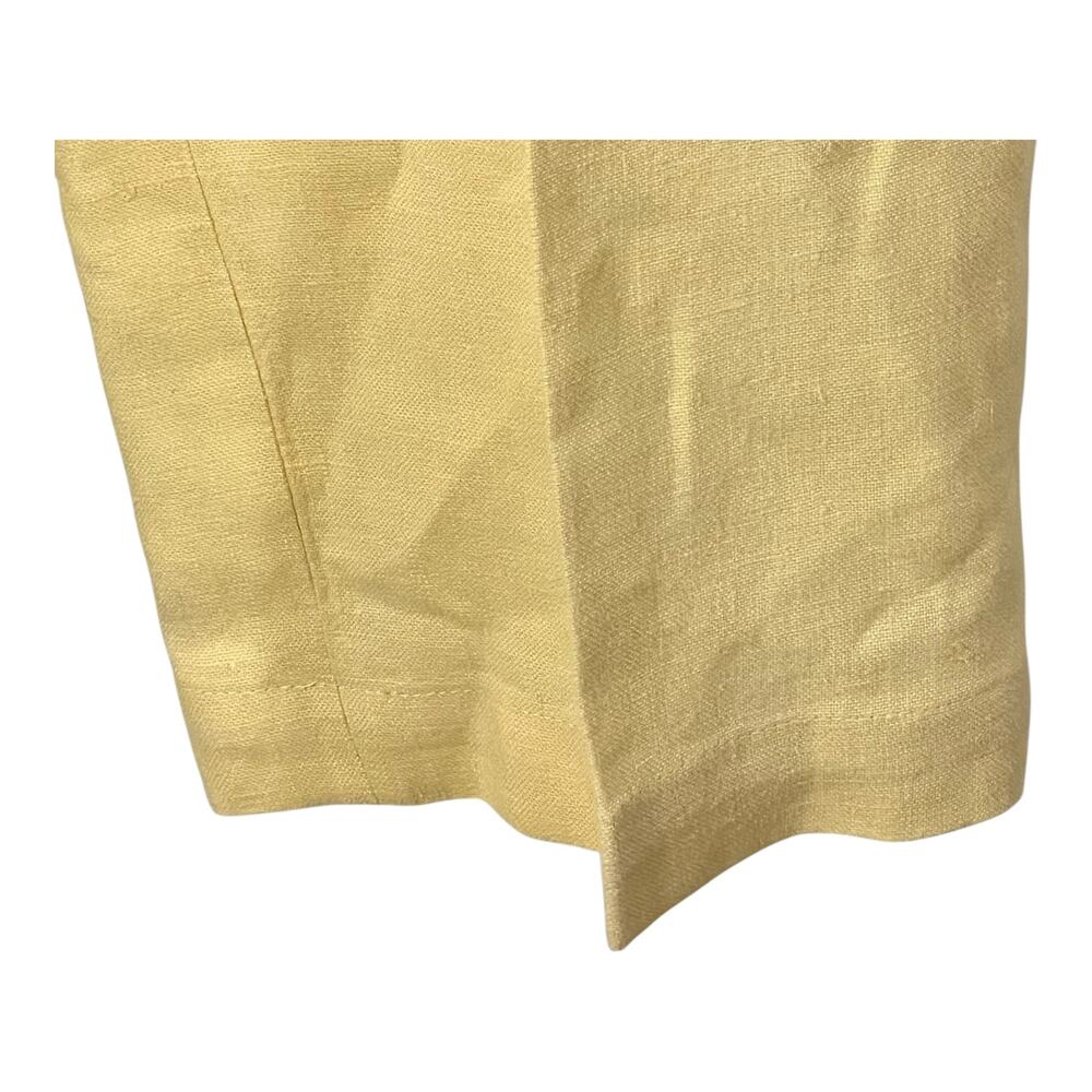 Talbots Linen Pants Pull On Drawstring Straight L… - image 5